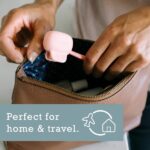 Haven Toothbrush Cover Family Pack - Fits Electronic and Manual Toothbrushes - Travel Toothbrush Case Holders - Set of 6 Tooth Brush Protectors (White, Blue, Purple, Coral, Teal, Charcoal Gray) - Image 3