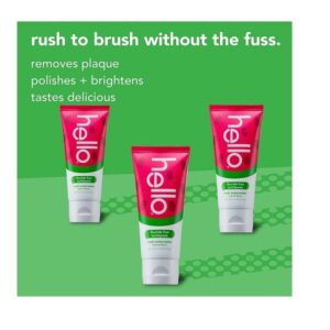 Hello Oral Care Kids Fluoride Free Toothpaste, Natural Watermelon, 4.2 Ounce - Image 3