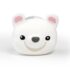 Hoobbe Animal Toothbrush Holder for Kids, Cute Toothbrush Holder with Mirror / Glass / Wall Mounted Suction Cup, bathrooms Accessories, Decor and Organizer (Polar Bear) - Image 2
