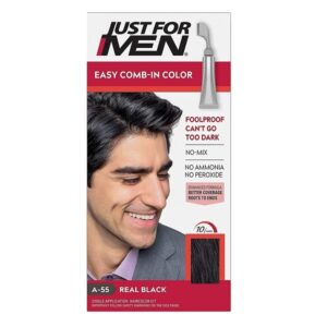 Just For Men Autostop Color #A-55 Real Black (2 Pack) - Image 1