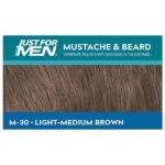 Just For Men Beard Lmbrn# Size 1ct Just For Men Mustache, Beard & Sideburn Clear Gel Light/Medium Brown - Image 3