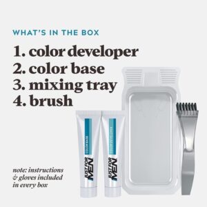 Just For Men Brush-In Color Gel Mustache & Beard Color, 72.6g (Pack of 3) - Light-Medium Brown - Image 2