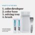 Just For Men Mustache & Beard Color M30 Light Medium Brown Pack of 3 - Image 2