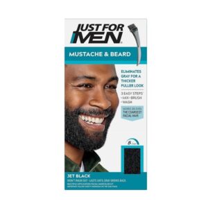 Just For Men Brush-In Color Gel Mustache & Beard Jet Black M-60 - Image 1