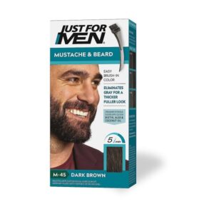 Just For Men Color Gel Mustache and Beard Color, 68g - Dark Brown - Image 1