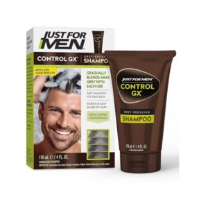 Just For Men Control GX Grey Reducing Shampoo, 4 Fl Oz - Image 1