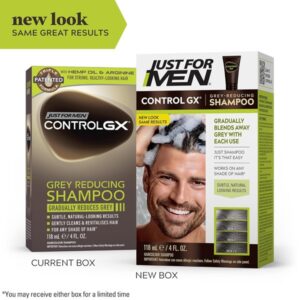 Just For Men Control GX Grey Reducing Shampoo, 4 Fl Oz - Image 2