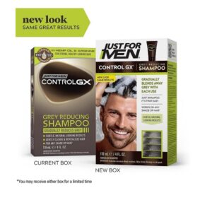 Just For Men Control Gx Grey Reducing Shampoo, Blonde & Medium Brown, 5 Ounce - Image 4