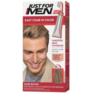 Just for Men Auto Stop Chemical Hair Dye Dark Blond and Light Brown - Image 1
