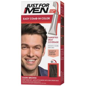 Just for Men Autostop Hair Color, Dark Brown - Image 1