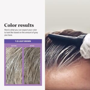 Just for Men Touch of Gray Gray Hair Treatment Light Brown-Gray T-25 - Image 3