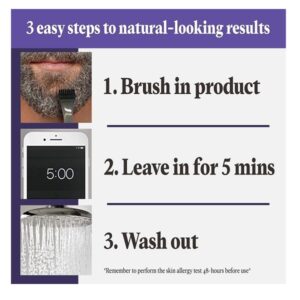 Just for Men Touch of Gray Hair Color Mustache and Beard Color, 54.4g - Light to Medium Brown - Image 2