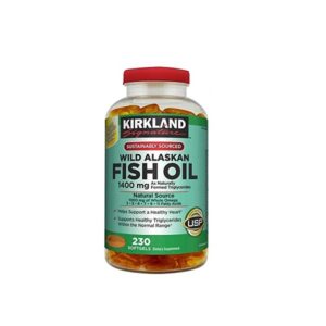Kirkland Signature Wild Alaskan Fish Oil 1400 Mg - 230 Softgels