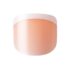 KISS clear pink french nail kit applied on nail close up