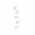 KISS 96 Full Cover White Toenails – Glue-On Pedicure Kit (1 Pack) - Image 2