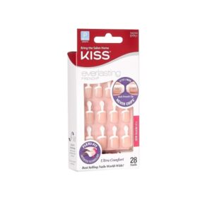 Kiss Products Everlasting French Petite Nail Kit, Clear Pink, 0.07Pound - Image 3
