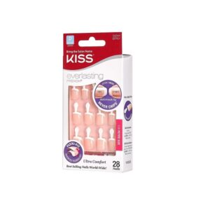 Kiss Products Everlasting French Petite Nail Kit, Clear Pink, 0.07Pound - Image 4