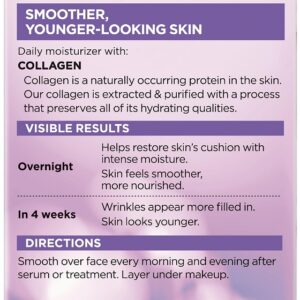 L’Oréal Paris Collagen Face Moisturizer, Skin Care, Day And Night Cream, Anti-Aging Face Cream To Smooth Wrinkles, Non-Greasy 1. 7 Oz. - Image 8