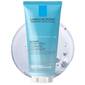La Roche-Posay Toleriane Face Wash Cleanser, Purifying Foaming Cleanser for Normal Oily & Sensitive Skin, 6.76 Fl Oz - Image 1