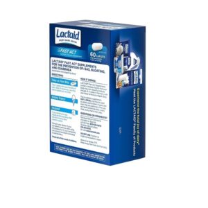 Lactaid Fast Act Caplets, 60 Count - Image 10