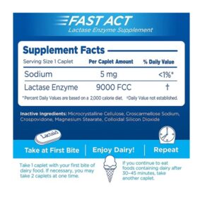 Lactaid Fast Act Caplets, 60 Count - Image 13