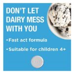 Lactaid Fast Act Lactase Enzyme Supplement, Chewable Tablet, Vanilla Twist, 60 Count - Image 2