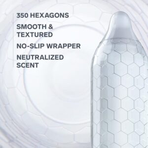 Lelo Hex The Re-Engineered Luxury Condoms With Unique Hexagonal Structure, 12 Count - Image 2