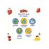 Lil Critters Gummy Vites gluten-free no artificial dyes label detail