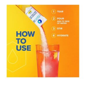 Liquid I.V. Liquid Hydration Multiplier + Immune Support, Easy Open Packets, Natural Tangerine Flavor (14 Count) - Image 3