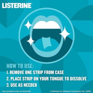 Listerine Breath Strips 3 - 24 Strip Packs [72 Strips] - 9 Cubic Feet - Image 2