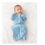 Love To Dream Swaddle UP 1.0 TOG, Dusty Blue, Small, 8-13 lbs., Dramatically Better Sleep, Allow Baby to Sleep in Their Preferred arms up Position for self-Soothing, snug fit Calms Startle Reflex - Image 3