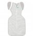 Love To Dream Swaddle UP- 50/50- Gray Stripe- Medium 13.2- 18.7 lbs