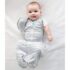 Love To Dream Swaddle UP- 50/50- Gray Stripe- Large 18.7-24.3 lbs - Image 2