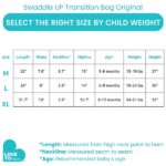 Love To Dream Swaddle UP- 50/50- Gray Stripe- Large 18.7-24.3 lbs - Image 4