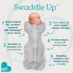 Love To Dream Swaddle UP Original 1.0 TOG, Gray, Medium, 13-18.5 lbs - Image 3