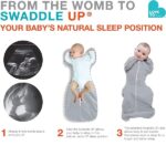 Love To Dream Swaddle UP Original 1.0 TOG, Gray, Medium, 13-18.5 lbs - Image 5