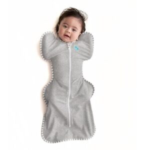 Love To Dream Swaddle UP Original 1.0 TOG, Gray, Small, 7-13 lbs - Image 1