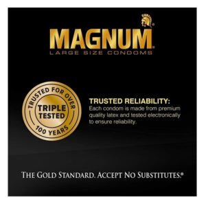 Magnum Bareskin 10 Pack Condoms by Trojan - Image 5