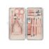 Professional Manicure & Pedicure Grooming Kit 12pcs Pink