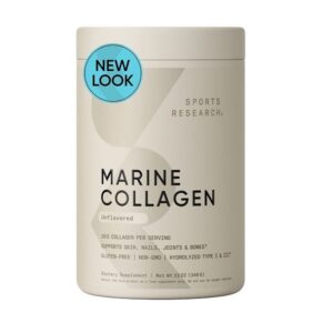 Marine Collagen Peptides Powder | Pescatarian Friendly, Keto Certified & Non-GMO Verified - Easy to Mix in Water or Juice! (12oz Bottle) - Image 1