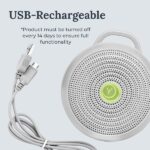Marpac Hushh for Baby, Portable White Noise Sound Machine, Gray, 3.7 Ounc - Image 3