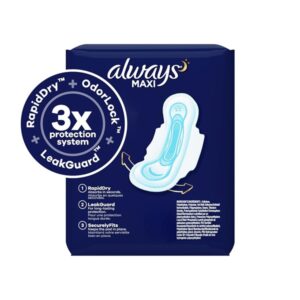 Maxi Size 5 Overnight Pads with Wings(27 PADS) - Image 2