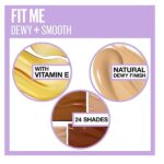 Maybelline Fit Me! Liquid Foundation SPF- 18, Classic Ivory 120, 28g Natural Finish - Image 3