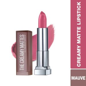 Maybelline New York Color Sensational Creamy Matte Lipstick, 665 Lust Blush, 3.9g - Image 2