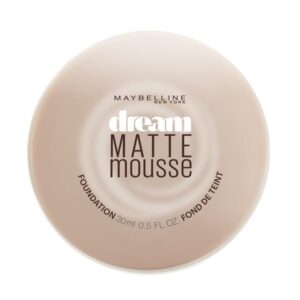Maybelline New York Dream Matte Mousse Foundation, Light Beige, 0.64 Ounce, Packaging May Vary - Image 1