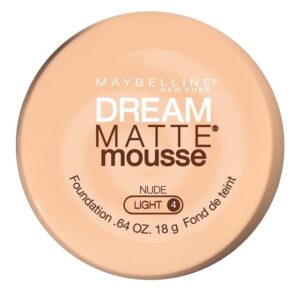 Maybelline New York Dream Matte Mousse Foundation, Nude, 18g - Image 1