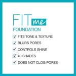 Maybelline New York Fit Me Matte Plus Poreless Powder Liquid Full Coverage Foundation Makeup For Combination Skin, Natural Ivory, 1 Fluid Ounce, Pack Of 1 - Image 5