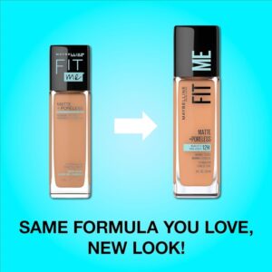 Maybelline New York Fit Me Matte+Poreless Liquid Foundation, 235 Pure Beige, 30ml - Image 2