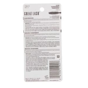 Maybelline New York Great Lash Clear Mascara for Lash and Brow 110 0.44 Fluid Ounce - Image 3