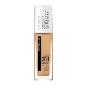 Maybelline New York Super Stay Full Coverage Luminous, Natural Liquid Foundation For All Skin Types (Sand Beige, 1 Fluid Ounce) Luminous & Natural Finish, Pack Of 1 - Image 1